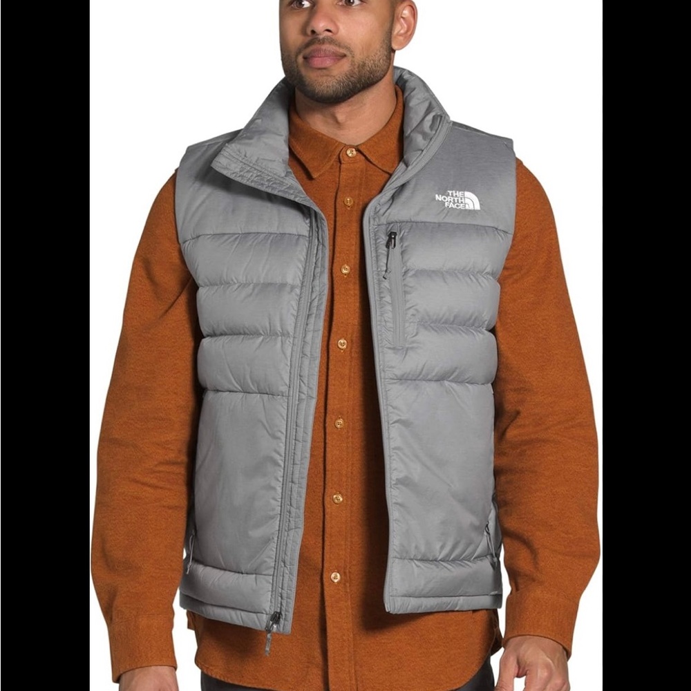 The North Face Gray Insulated Puffer Vest